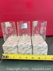 MaxSold Auction: Princess House Crystal Etched Floral Juice Glasses, Lot of 3 - Las Vegas (Nevada, USA) PARTNER MANAGED Estate Sale Online Auction - Argent Star Court