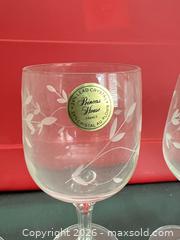 MaxSold Auction: Princess House Lead Crystal Wine Glasses, Etched Floral (Set of 4) - Las Vegas (Nevada, USA) PARTNER MANAGED Estate Sale Online Auction - Argent Star Court