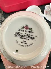 MaxSold Auction: Princess House Rose Garden Teacup and Saucer Set (4) - Las Vegas (Nevada, USA) PARTNER MANAGED Estate Sale Online Auction - Argent Star Court