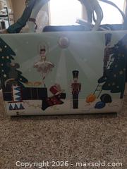 MaxSold Auction: Radley London Teal Leather Tote with Nutcracker Holiday Print - Las Vegas (Nevada, USA) PARTNER MANAGED Estate Sale Online Auction - Argent Star Court