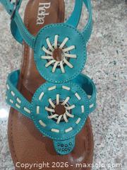 MaxSold Auction: Reba Women's Sandals Size 7.5 Teal/Turquoise - Las Vegas (Nevada, USA) PARTNER MANAGED Estate Sale Online Auction - Argent Star Court