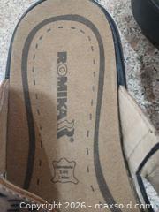 MaxSold Auction: Romika Women's Brown Genuine Leather Sandals US 7 - Las Vegas (Nevada, USA) PARTNER MANAGED Estate Sale Online Auction - Argent Star Court