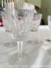 MaxSold Auction: Set of 8 Cut Diamond Pattern Crystal Wine Glasses - Las Vegas (Nevada, USA) PARTNER MANAGED Estate Sale Online Auction - Argent Star Court