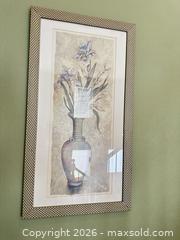 MaxSold Auction: Silver Framed Vertical Floral Print - Las Vegas (Nevada, USA) PARTNER MANAGED Estate Sale Online Auction - Argent Star Court