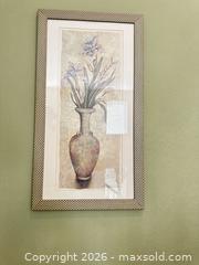 MaxSold Auction: Silver Framed Vertical Floral Print - Las Vegas (Nevada, USA) PARTNER MANAGED Estate Sale Online Auction - Argent Star Court