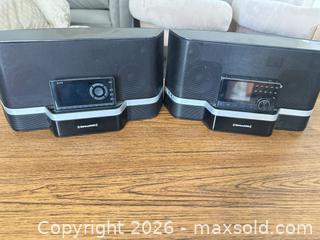MaxSold Auction: SiriusXM SXABB2 Pair Docking Speakers with Bluetooth & Remote - Las Vegas (Nevada, USA) PARTNER MANAGED Estate Sale Online Auction - Argent Star Court