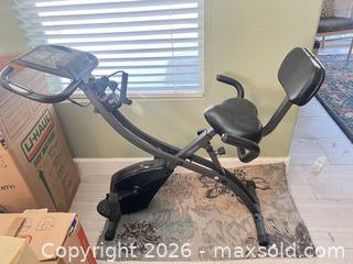 MaxSold Auction: SlimCycle Upright Folding Exercise Bike with BulbHead Console - Las Vegas (Nevada, USA) PARTNER MANAGED Estate Sale Online Auction - Argent Star Court