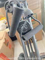 MaxSold Auction: SlimCycle Upright Folding Exercise Bike with BulbHead Console - Las Vegas (Nevada, USA) PARTNER MANAGED Estate Sale Online Auction - Argent Star Court