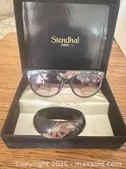 MaxSold Auction: Stendhal Oversized Rhinestone Sunglasses & Bangle Set - Las Vegas (Nevada, USA) PARTNER MANAGED Estate Sale Online Auction - Argent Star Court