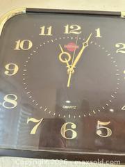 MaxSold Auction: Sunshine Black & Gold Wall Clock, Medium Quartz - Las Vegas (Nevada, USA) PARTNER MANAGED Estate Sale Online Auction - Argent Star Court