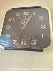 MaxSold Auction: Sunshine Black & Gold Wall Clock, Medium Quartz - Las Vegas (Nevada, USA) PARTNER MANAGED Estate Sale Online Auction - Argent Star Court