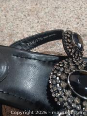 MaxSold Auction: Vince Camuto Black Rhinestone Jeweled Sandals, Size 7.5 - Las Vegas (Nevada, USA) PARTNER MANAGED Estate Sale Online Auction - Argent Star Court