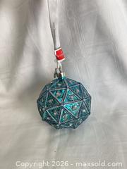 MaxSold Auction: Waterford 2019 Teal/Turquoise & Blue Silver Glitter Ornament - Las Vegas (Nevada, USA) PARTNER MANAGED Estate Sale Online Auction - Argent Star Court