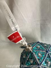 MaxSold Auction: Waterford 2019 Teal/Turquoise & Blue Silver Glitter Ornament - Las Vegas (Nevada, USA) PARTNER MANAGED Estate Sale Online Auction - Argent Star Court