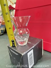 MaxSold Auction: Waterford Clear Bud Vase, Approximately 4 in. - Las Vegas (Nevada, USA) PARTNER MANAGED Estate Sale Online Auction - Argent Star Court