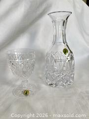 MaxSold Auction: Waterford Clear Lead Crystal Decanter with Wine Goblets - Las Vegas (Nevada, USA) PARTNER MANAGED Estate Sale Online Auction - Argent Star Court