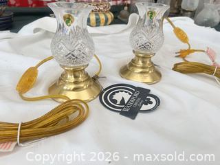 MaxSold Auction: Waterford Crystal Brass Table Accent / Night Lamp - Las Vegas (Nevada, USA) PARTNER MANAGED Estate Sale Online Auction - Argent Star Court