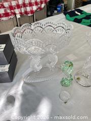 MaxSold Auction: Waterford Crystal Clear Bowl, Candlestick, Seahorse & Votive Set - Las Vegas (Nevada, USA) PARTNER MANAGED Estate Sale Online Auction - Argent Star Court