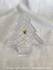 MaxSold Auction: Waterford Crystal Clear Small Christmas Tree Tray/Dish - Las Vegas (Nevada, USA) PARTNER MANAGED Estate Sale Online Auction - Argent Star Court