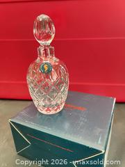MaxSold Auction: Waterford Crystal Diamond-Cut Perfume/Vanity Bottle, 6–8 in - Las Vegas (Nevada, USA) PARTNER MANAGED Estate Sale Online Auction - Argent Star Court