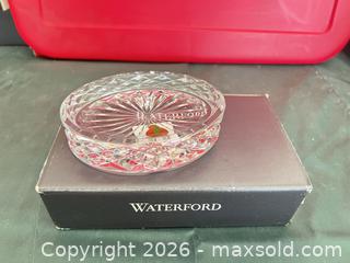MaxSold Auction: Waterford Crystal Soap Dish (Cut/Patterned Clear) ( Set of 2) - Las Vegas (Nevada, USA) PARTNER MANAGED Estate Sale Online Auction - Argent Star Court