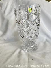 MaxSold Auction: Waterford Pearce Lead Crystal Vase Made in Slovenia - Las Vegas (Nevada, USA) PARTNER MANAGED Estate Sale Online Auction - Argent Star Court