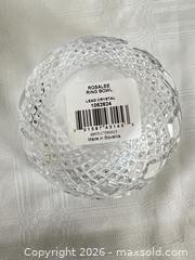 MaxSold Auction: Waterford Rosalee Clear Lead Crystal Ring Bowl / Trinket Bowl - Set of 2 - Las Vegas (Nevada, USA) PARTNER MANAGED Estate Sale Online Auction - Argent Star Court