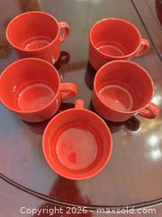 MaxSold Auction: 5 orange soup cups - Las Vegas (Nevada, USA) SELLER MANAGED Estate Sale Online Auction - Bright Sun Court
