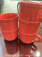 MaxSold Auction: 5 orange soup cups - Las Vegas (Nevada, USA) SELLER MANAGED Estate Sale Online Auction - Bright Sun Court