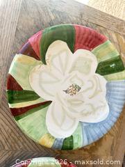 MaxSold Auction: Bella Ceramica Floral Ceramic Charger / Decorative Plates, 11 in (2) - Las Vegas (Nevada, USA) SELLER MANAGED Estate Sale Online Auction - Bright Sun Court