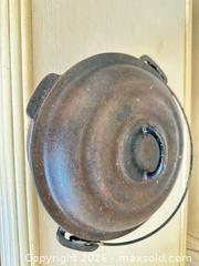 MaxSold Auction: Cast Iron Dutch Oven / Camp Oven, Medium, Lid & Bail Handle - Las Vegas (Nevada, USA) SELLER MANAGED Estate Sale Online Auction - Bright Sun Court