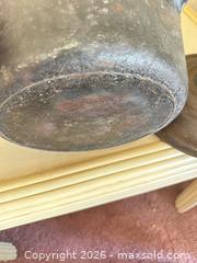 MaxSold Auction: Cast Iron Dutch Oven / Camp Oven, Medium, Lid & Bail Handle - Las Vegas (Nevada, USA) SELLER MANAGED Estate Sale Online Auction - Bright Sun Court