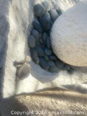 MaxSold Auction: Cast Stone Outdoor Sphere Fountain with Pebble Accent - Las Vegas (Nevada, USA) SELLER MANAGED Estate Sale Online Auction - Bright Sun Court