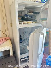 MaxSold Auction: GE White Top-Freezer Refrigerator, 12–18 cu ft - Las Vegas (Nevada, USA) SELLER MANAGED Estate Sale Online Auction - Bright Sun Court