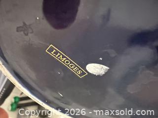 MaxSold Auction: Limoges Porcelain Jardiniere / Planter with Gilt Cobalt Panels - Las Vegas (Nevada, USA) SELLER MANAGED Estate Sale Online Auction - Bright Sun Court