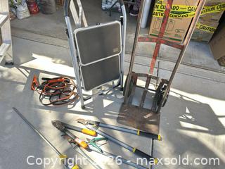 MaxSold Auction: Lot: Hand Truck, Werner Ladder, Step Stool & Assorted Tools - Las Vegas (Nevada, USA) SELLER MANAGED Estate Sale Online Auction - Bright Sun Court