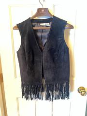 MaxSold Auction: Newport News Black Suede Fringe Western Vest Size 8 - Las Vegas (Nevada, USA) SELLER MANAGED Estate Sale Online Auction - Bright Sun Court