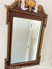 MaxSold Auction: Ornate Rococo Gold & Brown Large Wall Mirror 35" - Las Vegas (Nevada, USA) SELLER MANAGED Estate Sale Online Auction - Bright Sun Court