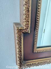 MaxSold Auction: Ornate Rococo Gold & Brown Large Wall Mirror 35" - Las Vegas (Nevada, USA) SELLER MANAGED Estate Sale Online Auction - Bright Sun Court