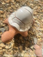 MaxSold Auction: Pair of Terracotta & Glazed Ceramic Garden Figurines with Shell Detail - Las Vegas (Nevada, USA) SELLER MANAGED Estate Sale Online Auction - Bright Sun Court