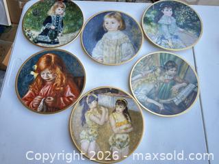 MaxSold Auction: Set of 6 Collector Decorative Porcelain Plates, Girls Motifs - Las Vegas (Nevada, USA) SELLER MANAGED Estate Sale Online Auction - Bright Sun Court