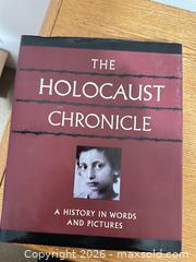 MaxSold Auction: The Holocaust Chronicle, Hardcover (with Dust Jacket) - Las Vegas (Nevada, USA) SELLER MANAGED Estate Sale Online Auction - Bright Sun Court