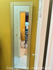 MaxSold Auction: Vertical Beige Wood Full-Length Wall Mirror - Las Vegas (Nevada, USA) SELLER MANAGED Estate Sale Online Auction - Bright Sun Court