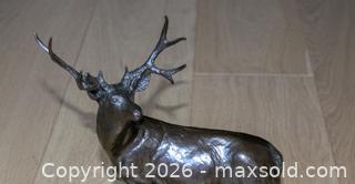 MaxSold Auction: Authentic Bronze Carving - Buck by Sam Hill  - Mississauga (Ontario, Canada) SELLER MANAGED Downsizing Online Auction - Romark Mews