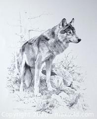 MaxSold Auction: Carl Brenders Wolf Study Limited Edition Print s/n - Mississauga (Ontario, Canada) SELLER MANAGED Downsizing Online Auction - Romark Mews