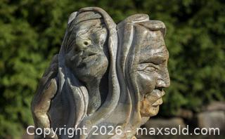 MaxSold Auction: Indigenous Iroquois Carving by Lori Laforme Thomas Signed - Mississauga (Ontario, Canada) SELLER MANAGED Downsizing Online Auction - Romark Mews