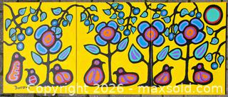 MaxSold Auction: Karl Burrows Original Acrylic Three Panels on Canvas Signed - Mississauga (Ontario, Canada) SELLER MANAGED Downsizing Online Auction - Romark Mews