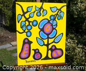 MaxSold Auction: Karl Burrows Original Acrylic Three Panels on Canvas Signed - Mississauga (Ontario, Canada) SELLER MANAGED Downsizing Online Auction - Romark Mews