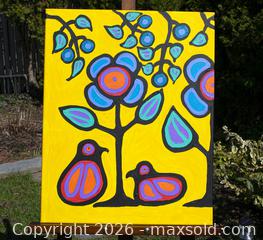 MaxSold Auction: Karl Burrows Original Acrylic Three Panels on Canvas Signed - Mississauga (Ontario, Canada) SELLER MANAGED Downsizing Online Auction - Romark Mews