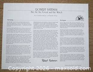 MaxSold Auction: Robert Bateman - Air, Forest and the Watch Limited Edition Print s/n - Mississauga (Ontario, Canada) SELLER MANAGED Downsizing Online Auction - Romark Mews